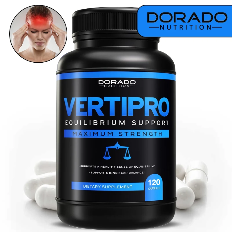 Ginkgo Biloba Extract - Vertigo Reliefカプセルをサポートする内の耳のバランスをサポート-ginkgo biloba、トマト、ビタミンE d3、糖尿病、マグネシウム。非gmo