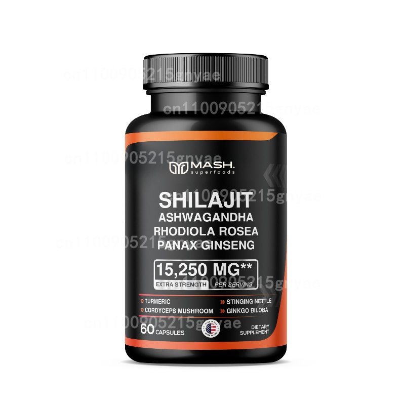 Ginkgo Biloba Extract - 高麗人参とイチョウ葉のカプセル エクストラストレングス - 脳機能と記憶力のサポート 非遺伝子組み換え/ビーガン スーパーフード