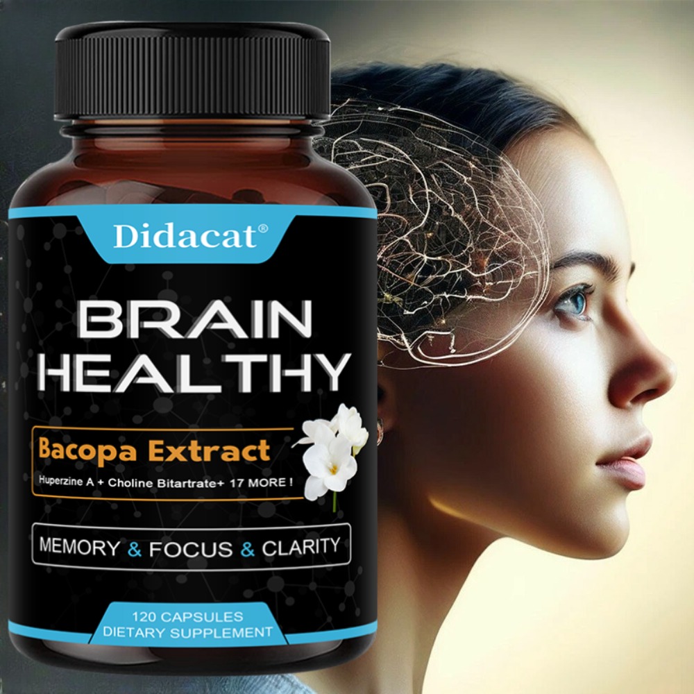 Ginkgo Biloba Extract - バコパエキスサプリメント - 思考力の向上と記憶力の改善に役立ち、肌の老化を遅らせます