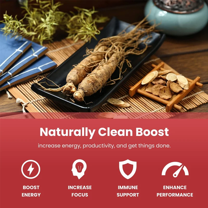 韓国紅参カプセル - 免疫システムをサポートし、運動能力を向 - Ginkgo Biloba Extract のレビューと価格