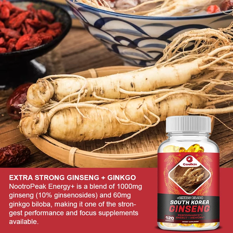韓国紅参カプセル - 免疫システムをサポートし、運動能力を向 - Ginkgo Biloba Extract のレビューと価格