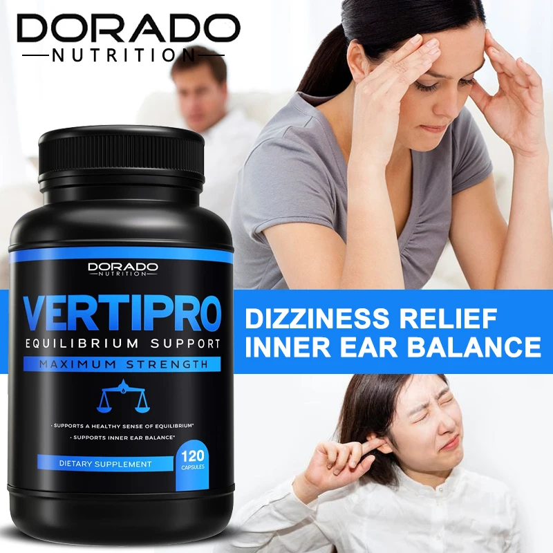 Vertigo Reliefカプセルをサポートする内の耳のバ - Ginkgo Biloba Extract のレビューと価格
