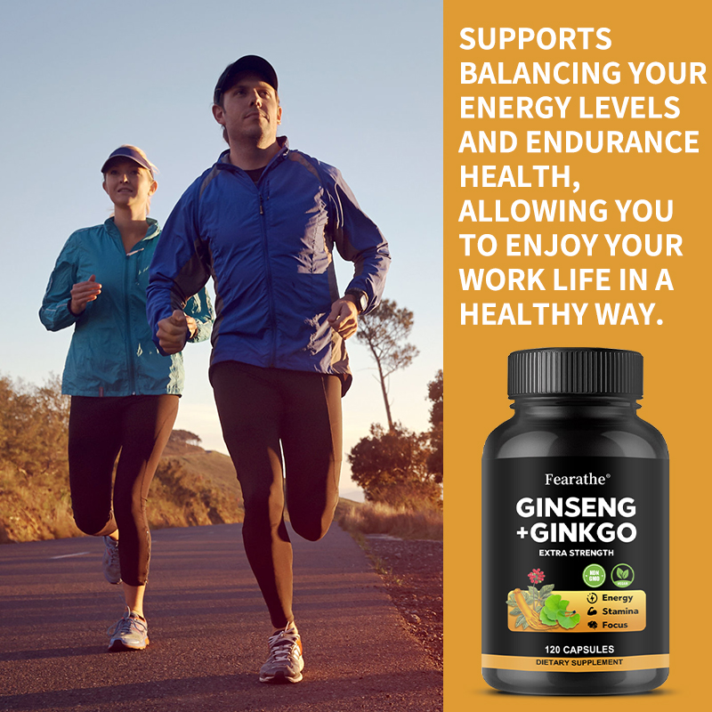 高麗人参 + イチョウ葉複合カプセル - 男性と女性のための - Ginkgo Biloba Extract のレビューと価格