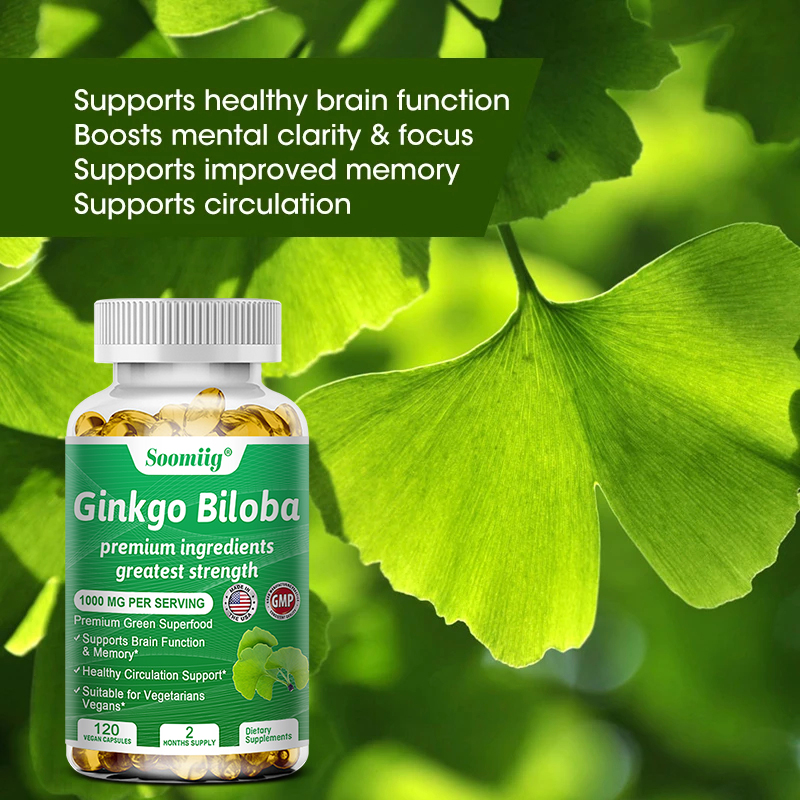 イチョウ葉カプセル - 記憶力と集中力を高める脳サプリメント - Ginkgo Biloba Extract のレビューと価格
