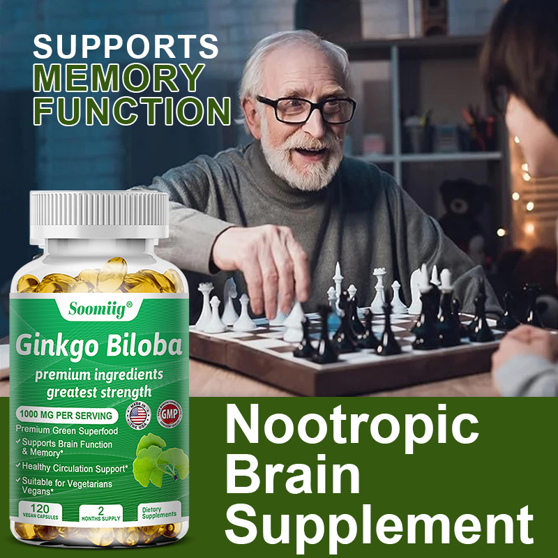 イチョウ葉カプセル - 記憶力と集中力を高める脳サプリメント - Ginkgo Biloba Extract のレビューと価格