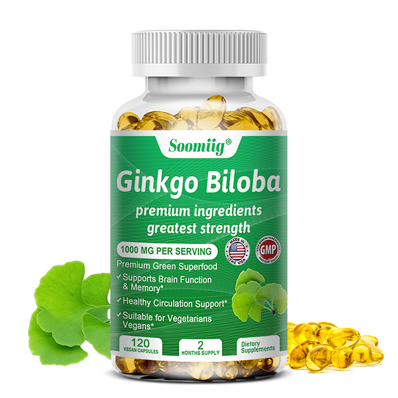 イチョウ葉カプセル - 記憶力と集中力を高める脳サプリメント - Ginkgo Biloba Extract のレビューと価格
